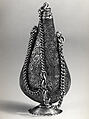 Kohl Flask, Silver, wood