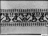 Band, Silk, linen; embroidered