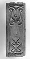 Carved Architectural Panel in the 'Beveled Style', Wood (pine); carved