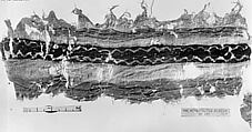 Textile Fragment, Cotton and silk; tapestry woven