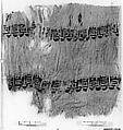 Textile Fragment, Linen and silk; tapestry woven