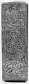 Panel with Cross and Griffins, Wood; carved and painted