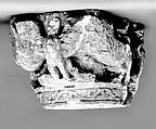 Capital with a Bird with Outspread Wings, Limestone; carved