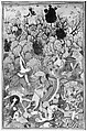 "Balarama and Krishna Fighting the Enemy", Folio from a Harivamsa (The Legend of Hari (Krishna)), Ink, opaque watercolor, and gold on paper