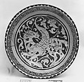 Luster Bowl with Winged Horse, Stonepaste; luster-painted on opaque monochrome glaze