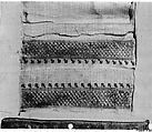 Scarf, Silk, metal thread; embroidered