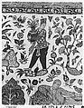 Kalamkari Rumal, Cotton; plain weave, mordant painted and dyed, resist dyed