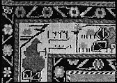 "Marasali" Shirvan Prayer Rug, Wool (warp, weft and pile); symmetrically knotted pile