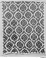 Cover, Linen, silk; plain weave, embroidered