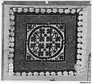 Ornamental Tapestry Panel, Wool, linen; plain weave, tapestry weave