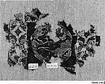 Textile Fragment, Wool, linen; tapestry weave