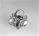Basket Earring, Gold, silver (?); decorated with filigree and granulation