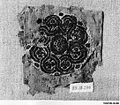 Textile Fragment, Wool, linen; plain weave, tapestry weave
