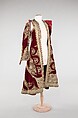 Coat, silk, cotton, metal