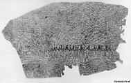 Textile Fragment, Linen, silk; plain weave, tapestry weave