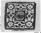 Textile Fragment, Wool, linen; plain weave, tapestry weave