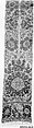 Scarf (Tenchifa), Linen; embroidered in silk and gold wrapped thread