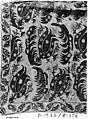 Hanging, Cotton; embroidered in silk
