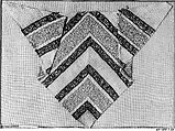 Textile Fragment, Linen and silk