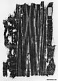 Ikat Textile Fragment, Cotton; resist dyed (ikat), plain weave, brocaded