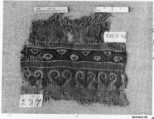 Fragment of a Tunic, Wool, linen; plain weave, tapestry weave