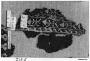Textile Fragment, Wool, linen; plain weave, tapestry weave