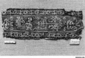 Textile Fragment, Wool, linen; tapestry weave