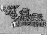 Fragment of a Shoulder Band, Wool, linen; tapestry weave