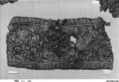 Fragment of a Sleeve, Wool, linen; tapestry weave