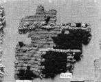 Textile Fragment, Wool, linen; plain weave, weft loop weave