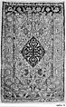 Carpet, Silk, metal wrapped thread; tapestry weave