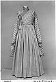 Fragment of a Robe (Jama), Cotton, silk; plain weave, embroidered