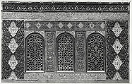 Architectural Model Based on the Alhambra, Rafael Contreras (Spanish), Plaster colored