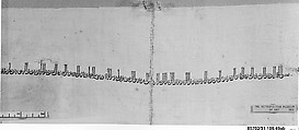 Textile Fragment, Linen; embroidered in silk