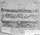 Textile Fragment, Linen; block-printed and painted