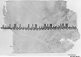 Linen Fragment, Linen; embroidered in silk