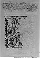Textile Fragment, Linen, wool; tapestry weave, looped embroidery