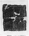 Square, Linen, wool; tapestry weave