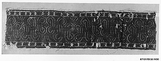 Band, Linen, wool; tapestry weave