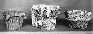 Capital, Sandstone; carved