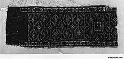 Band, Linen, wool; tapestry weave
