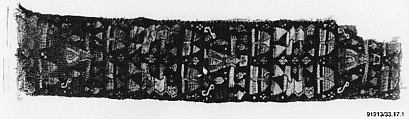 Tapestry band, Linen, wool; tapestry-woven