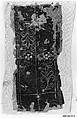 Panel, Wool; embroidered with silk