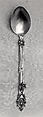 Spoon, Silver, parcel-gilt