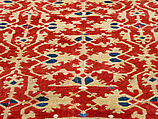 'Lotto' Carpet, Wool (warp, weft and pile); symmetrically knotted pile