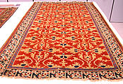 'Lotto' Carpet, Wool (warp, weft and pile); symmetrically knotted pile