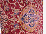 Fragment of an Ottoman Court Carpet, Wool (warp, weft, and pile); asymmetrically knotted pile