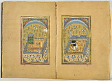 Dala'il Al-Khayrat, Khalil Rushdi  Turkish, Ink, watercolor, and gold on paper
