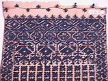 End of a Belt, Cotton; embroidered