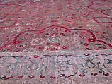 Velvet and Silk Carpet, Silk, metal wrapped thread; cut and voided velvet, brocaded